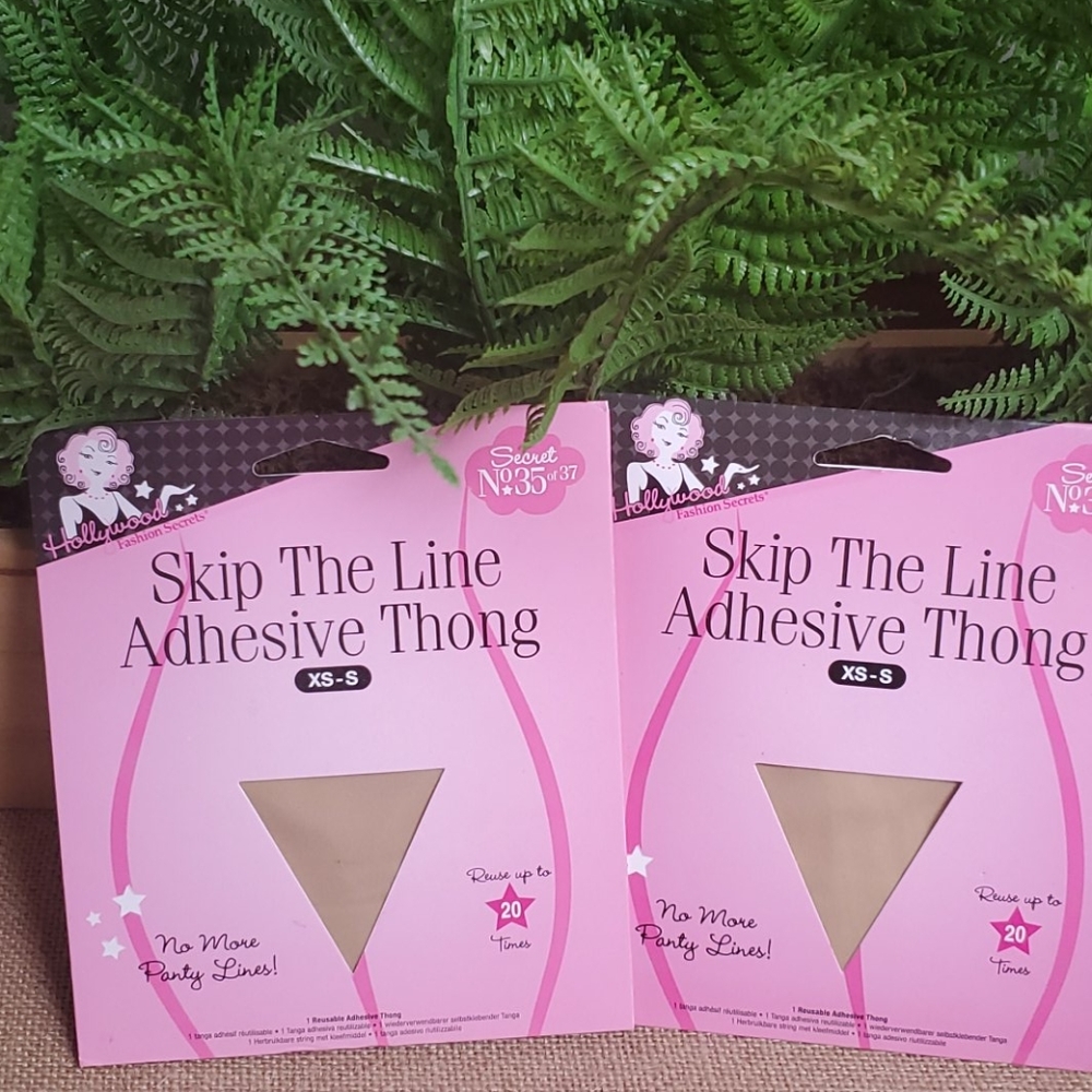 Skip the line adhesive thong (2)